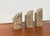 Vintage Postmodern Brutalist Candle Holders in Stone, 1980s, Set of 3 For Sale - Image 6 of 18