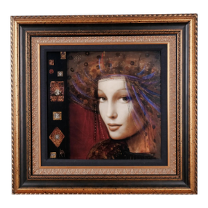 Csaba Markus "Hermalina" Hand Signed & Numbered Limited Ed. 11/280 Framed, Filleted and Matted Caldograph