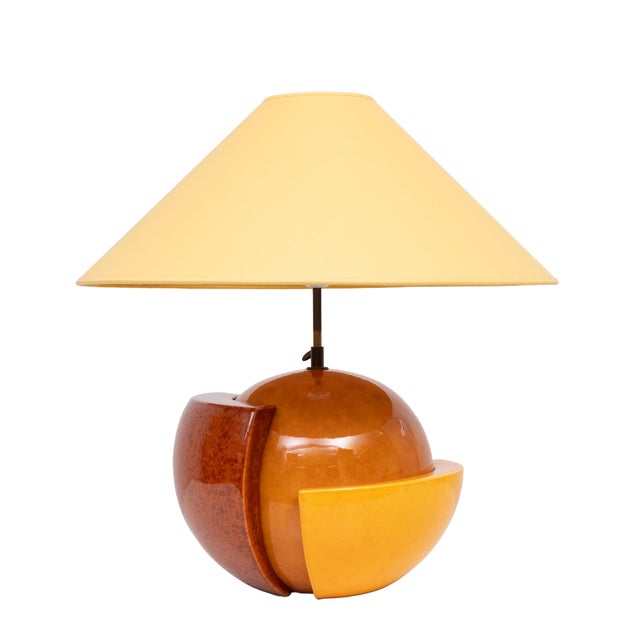 Post Modern Ceramic Table Lamp by François Chatain, France, 1980s For Sale - Image 13 of 13