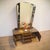 Mid-Century Modern Mirror Dresser with Swivel Mirrors in Stained Flamed Birch, 1950s For Sale - Image 3 of 7