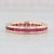 Gemstone Information: - Natural Rubies - Total Carats - 1.50ctw Cut - Square Color - Red Treatment - Routinely Enhanced...