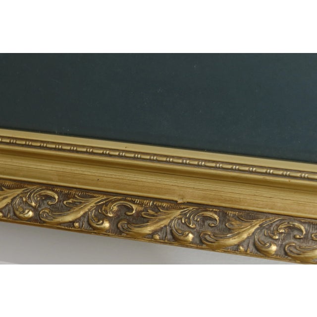 Traditional Framed & Matted Print of Country Picnic For Sale - Image 3 of 8