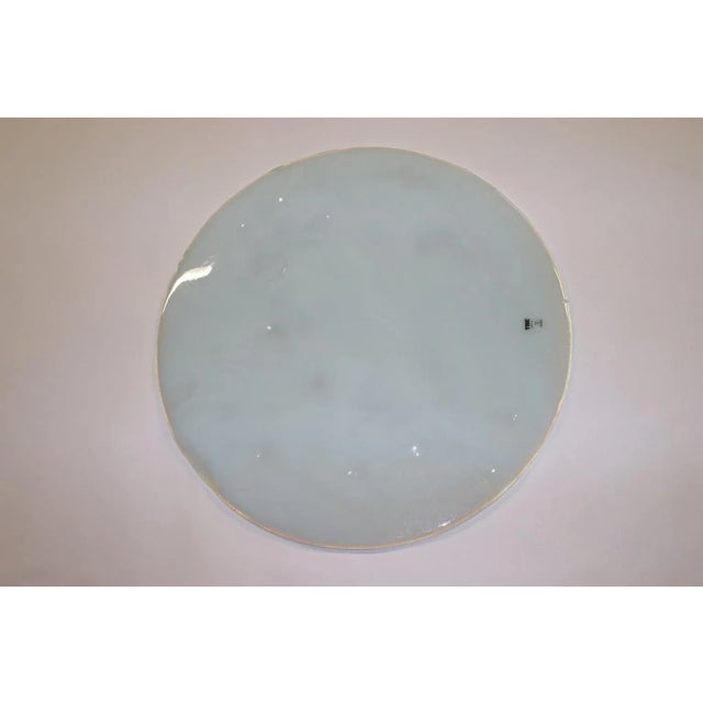 Mid-Century Murano Hand Cast Opaline Glass Panel For Sale - Image 11 of 11