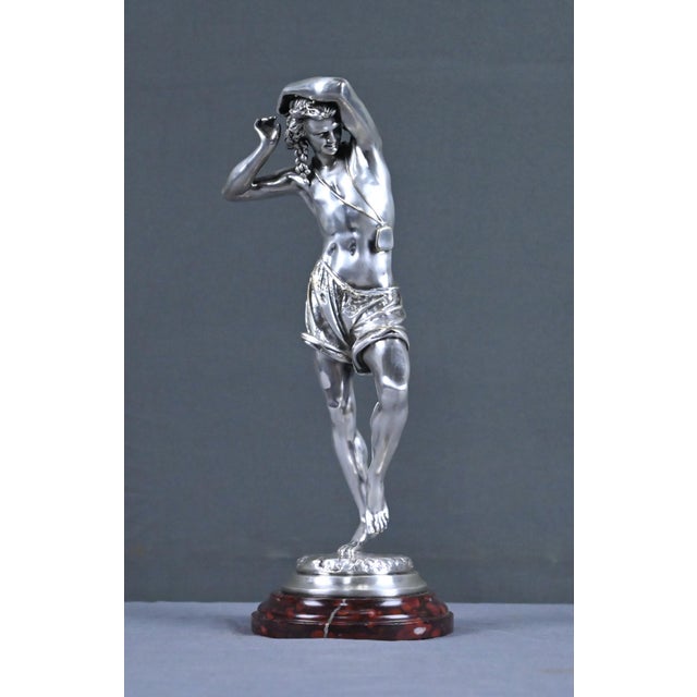 A. Carrier, The Neapolitan Dancer, Late 19th Century, Silvered Bronze For Sale - Image 15 of 18
