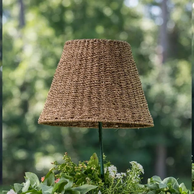Handwoven seagrass lampshade. There is a slight variation in colors due to the nature of seagrass. Seagrass will also...