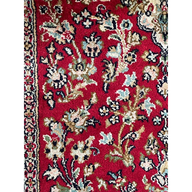 1990s Vintage Indian Silk Rug, 1990s For Sale - Image 5 of 18