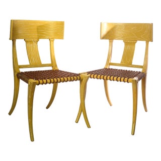 20th C. Klismos Form Side Chairs - a Pair For Sale