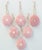 Not Yet Made - Made To Order Sea Urchin Christmas Ornaments in Pink - Set of 6 For Sale - Image 5 of 5