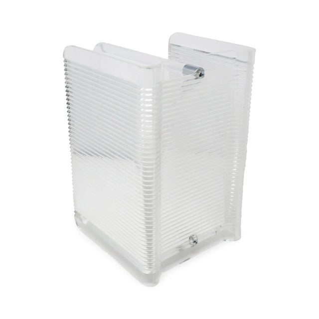 Plastic 1970s Lucite Magazine Rack For Sale - Image 7 of 8