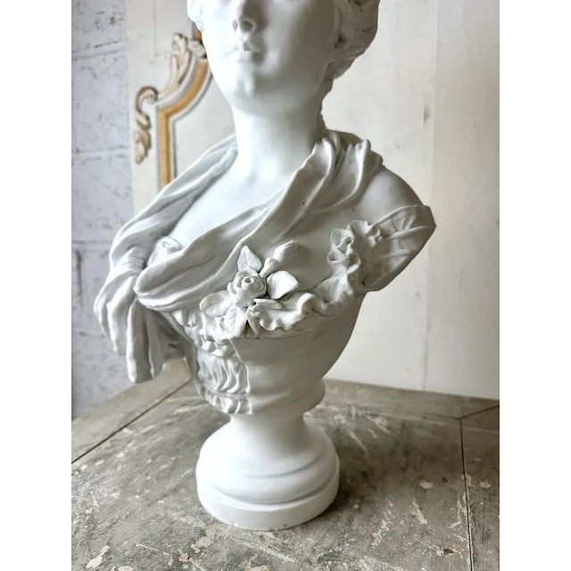 After Carrier-Belleuse, Bust, 1900, Bisque For Sale - Image 10 of 13