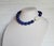 Early 21st Century Royal Lapis Lazuli Necklace With Vintage Porcelain Cameo Clasp, 18-Inches For Sale - Image 5 of 10
