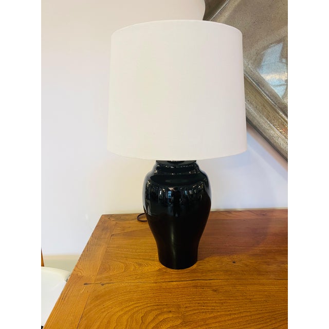 White Pair of Austrian Moser Crystal 1970 Table Lamps For Sale - Image 8 of 9