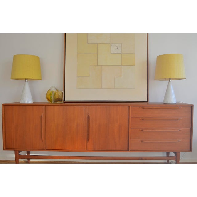 These two porcelain table lamps were designed by the Luxus company in Sweden in the 1970s. The two lights are in very good...