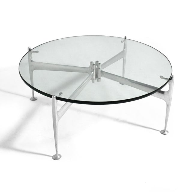Alexander Girard's model #66350 coffee table was part of a suite of furniture originally designed for Braniff Airlines....