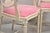 Vintage French Country Gustavian Cerused Pink Rose Dining Chairs - Set of 8 For Sale In Philadelphia - Image 6 of 12