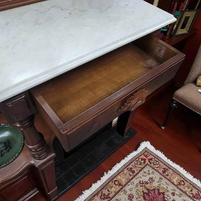 1880's Victorian Eastlake-Style Walnut Hall Tree For Sale In Saint Louis - Image 6 of 12