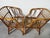 1970's Vintage Coastal Bamboo Rattan Barrel Lounge Chairs - A Pair For Sale - Image 10 of 17