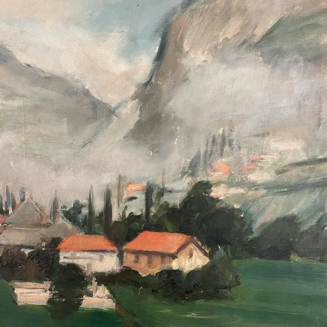 Framed Oil Painting on Canvas by Flory Roland (1905-1978) For Sale - Image 10 of 13