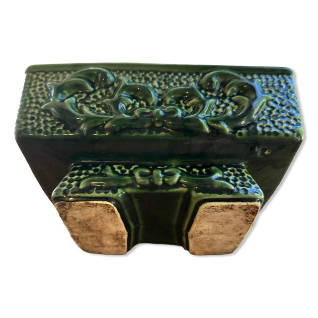 1950s Vintage 50’s Bisque Ceramic Planter For Sale - Image 5 of 6