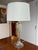 Contemporary Bassett Furniture Gable Glass Table Lamp For Sale - Image 3 of 12