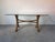 1980s Vintage Coastal Organic McGuire - Style Rattan and Leather Dining Table With Glass Top For Sale - Image 5 of 12