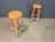 Wood Alpine Style Chalet Stools in Wood, 1970s, Set of 9 For Sale - Image 7 of 14