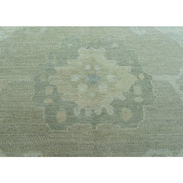 Turkish Turkish Oushak Rug 9'11 x 14'2" #19370 For Sale - Image 3 of 8