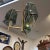 Mid-Century Modern 1970s Cristal Arte Mid-Century Modern Brass and Green Glass Italian Chandelier For Sale - Image 3 of 12