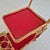 Beige Mid-Century Modern Bar Cart in Wicker with Red Shelves, 1950s For Sale - Image 8 of 11