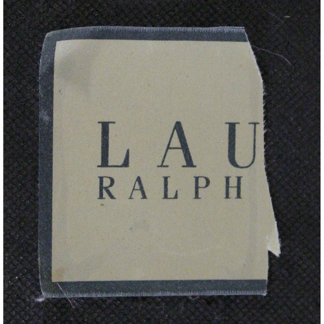 Ralph Lauren Late 20th Century Ralph Lauren Tufted Leather Ottoman - Brown For Sale - Image 4 of 4