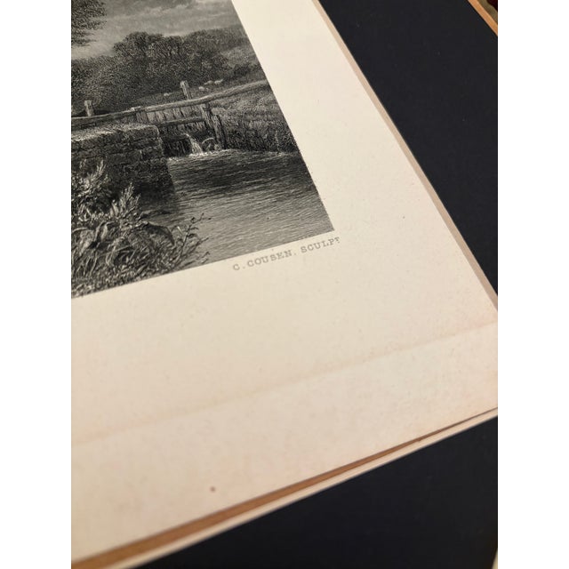 Victorian 19th Century Print "Showery Weather" by Vicat Cole / Charles Cousen For Sale - Image 3 of 8