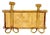 Rattan Bamboo Coat Rack Hanger, Italy, 1960s For Sale