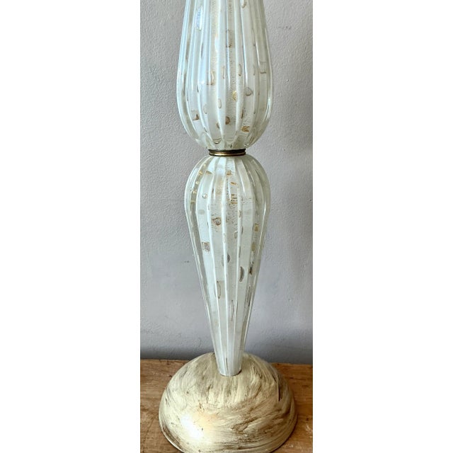 Vintage Italian Murano Glass Lamp For Sale In West Palm - Image 6 of 6