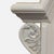 Carved and Arched Mirror in White Finish For Sale - Image 4 of 8