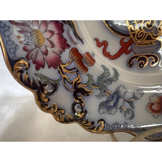 Imari Style English 19th Century Plate For Sale - Image 12 of 14