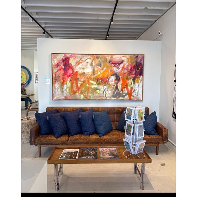 Mirtha Moreno Oil on Canvas Painting “AbEx Horizontal Series 03” 2025 For Sale - Image 10 of 10