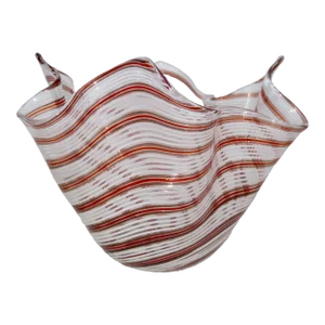 Murano Handkerchief Vase Circa 70s