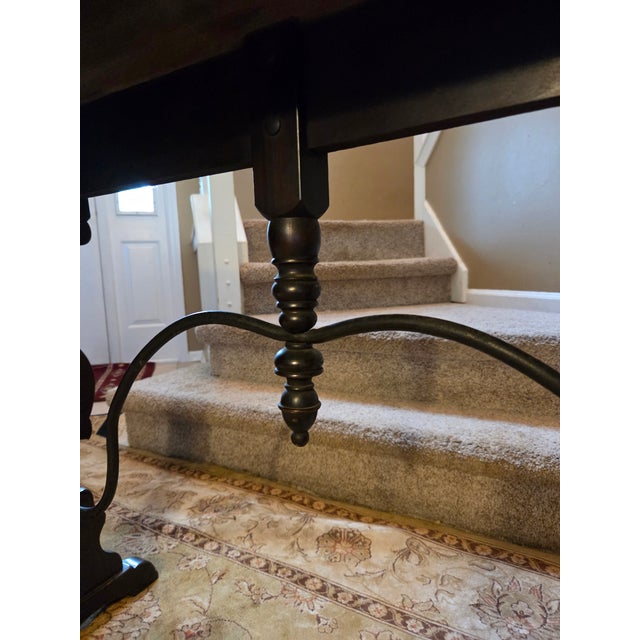 Spanish Library Console Table For Sale - Image 14 of 15