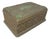 Antique 19th Century Hand Tooled Copper Carved Jade Stone Wood Cigarette Box For Sale
