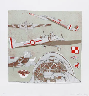 R.A. Parker, "Concerning the Potez 63," Lithograph