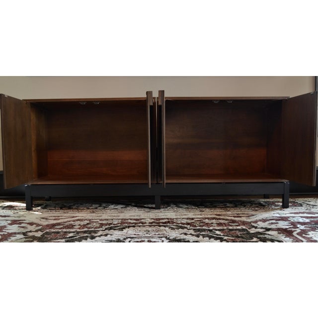 Mid Century Credenza With Arch Door Detail For Sale In Boston - Image 6 of 6