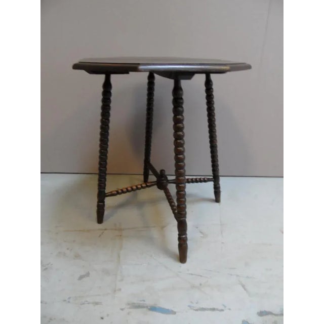Vintage Bobin Octagonal Sidetable, 1930s For Sale - Image 4 of 10