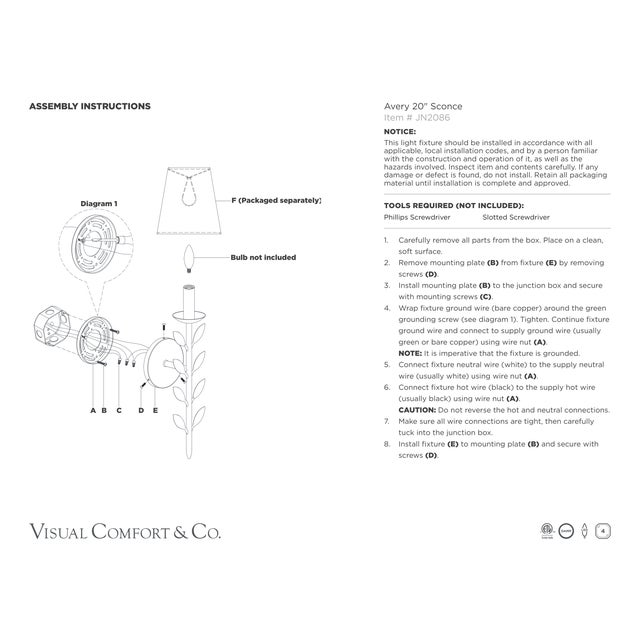 Traditional Julie Neill for Visual Comfort Signature Avery 20" Sconce Plaster White with Linen Shade For Sale - Image 3 of 4