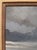 Sky Blue 1970s Doug Oliver Painting "Seascape" on Canvas 16"x20" Wood Framed Early Work For Sale - Image 8 of 14