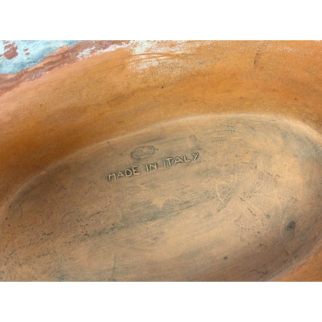 Vintage Italian Weathered Terra Cotta Planter For Sale - Image 9 of 9