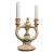 Mid-Century Capodimonte Candelabra Lamp- Cherub For Sale