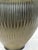 Late 20th Century Mid-Century Modern Pleated/ Ribbed Metal Gourd Large Table Lamp For Sale - Image 5 of 13
