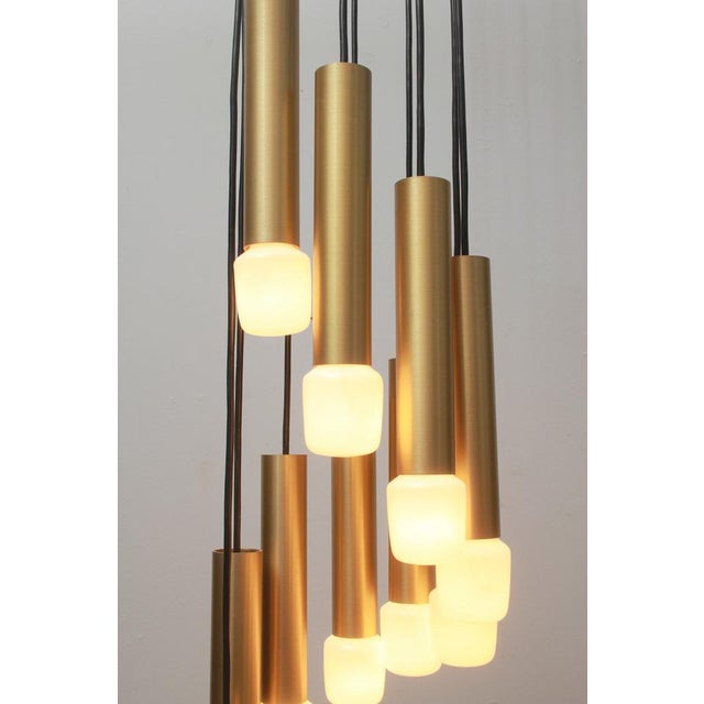 Gold Vintage Cascades Lamp, 1975 For Sale - Image 8 of 16