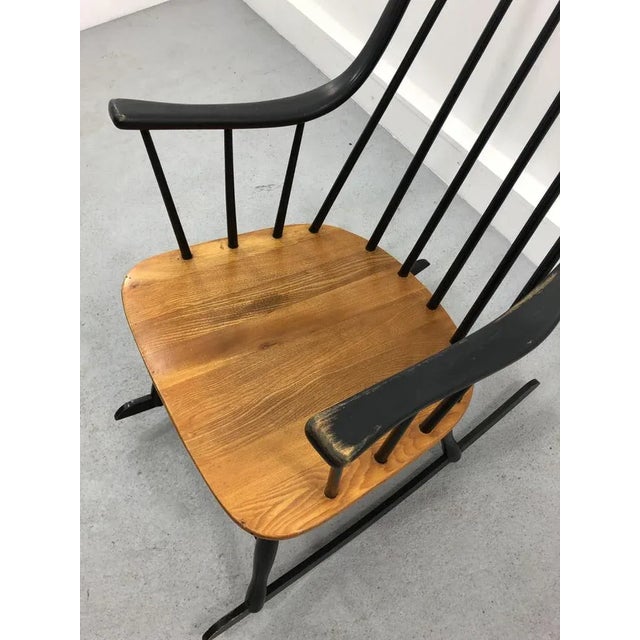 1960s Grandessa Rocking Chair by Lena Larsson for Nesto, 1960s For Sale - Image 5 of 13