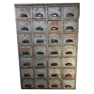 Mid-Century Industrial Brutalist Chest of Drawers For Sale